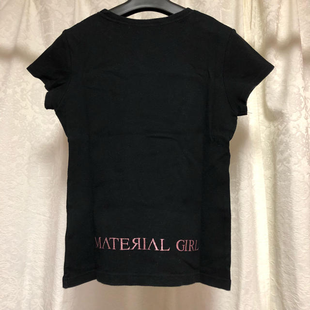 MaterialGirl(マテリアルガール)のマテリアルガール Ｔシャツ 半袖 黒 レディースのトップス(Tシャツ(半袖/袖なし))の商品写真