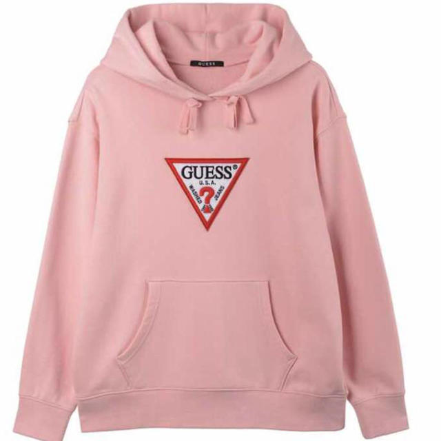 guess パーカー ピンク