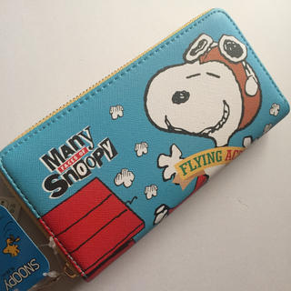 スヌーピー(SNOOPY)の新品❗️スヌーピー ウォレット 長財布 ブルー(財布)