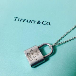 Tiffany & Co. - ティファニー♡南京錠♡ネックレスの通販｜ラクマ