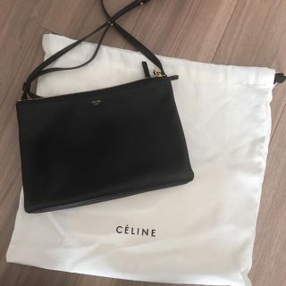 セリーヌ(celine)のセリーヌ トリオ ブラック ラージ(ショルダーバッグ)