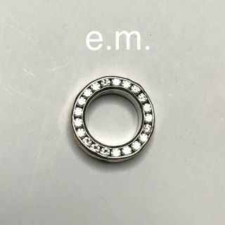 イーエム(e.m.)のe.m.ジルコニア ピンキーリング(リング(指輪))