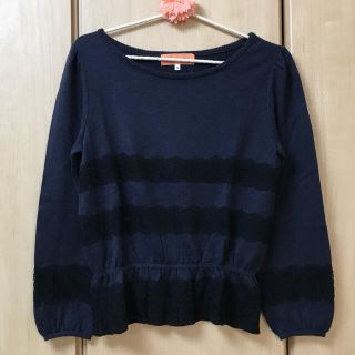 スーナウーナ(SunaUna)の❤️美品❤️sunauna＊レース付きデザインニット(ニット/セーター)