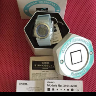 カシオ(CASIO)のCASIO カシオ Baby-G BGD-100-2 ブルーレディース 腕時計(腕時計)
