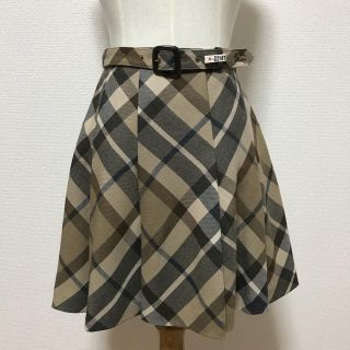 バーバリーブルーレーベル(BURBERRY BLUE LABEL)のバーバリーブルーレーベル チェックスカート(ミニスカート)