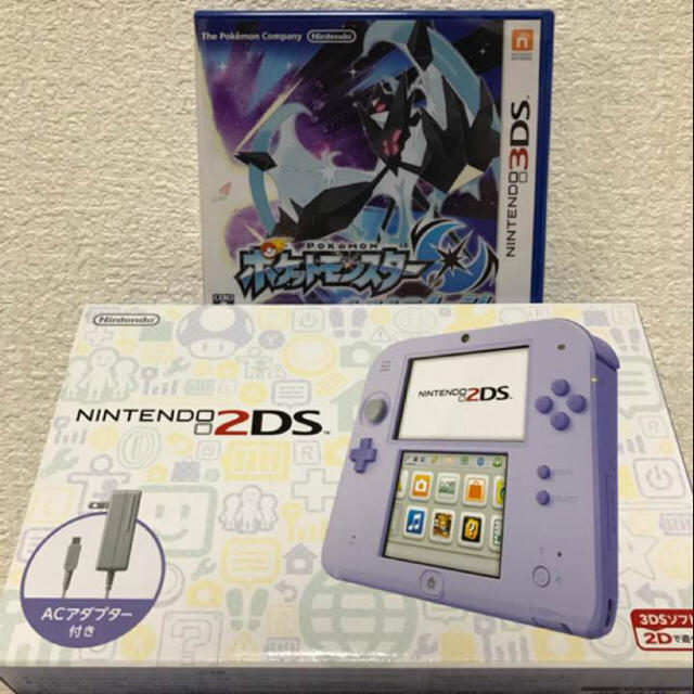 ニンテンドー3DS(ニンテンドー3DS)のNintendo2DS ポケモンウルトラムーン セット エンタメ/ホビーのゲームソフト/ゲーム機本体(携帯用ゲーム機本体)の商品写真