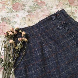 ロキエ(Lochie)のvintage checked skirt 🌿(ロングスカート)