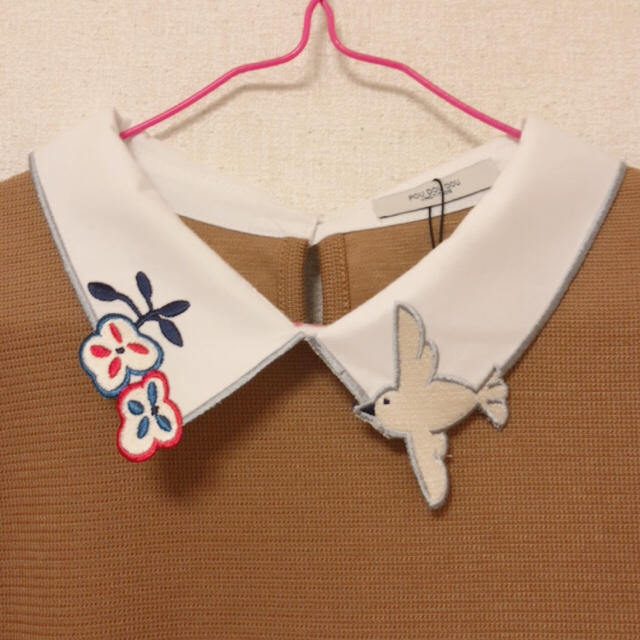 プードゥドゥ カットワーク 刺繍襟プルオーバー