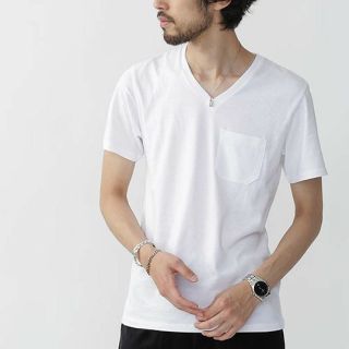 ナノユニバース(nano・universe)のnano・universe Anti Soaked V-neck T  Ｓ 新品(その他)