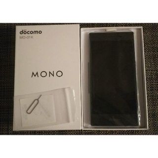 エヌティティドコモ(NTTdocomo)のsimロック解除済ドコモ最新機種 MONO MO-01K(スマートフォン本体)