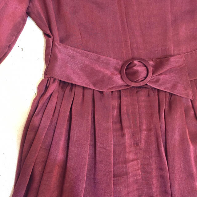 Grimoire(グリモワール)のvintage Bordeaux onepiece レディースのワンピース(ロングワンピース/マキシワンピース)の商品写真