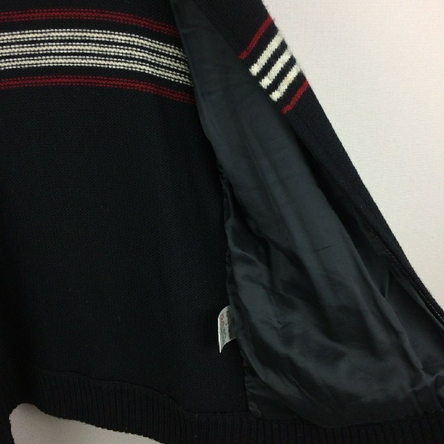 BURBERRY BLACK LABEL(バーバリーブラックレーベル)の美品 BURBERRY BLACK LABEL 長袖セーター ブラック サイズ2 メンズのトップス(ニット/セーター)の商品写真