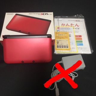 ニンテンドー3DS(ニンテンドー3DS)のニンテンドー3DS LL 本体 レッド×ブラック(携帯用ゲーム機本体)