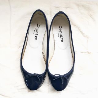 レペット(repetto)のrepetto バレエシューズ ネイビー 25cm(バレエシューズ)