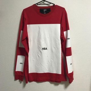 フードバイエアー(HOOD BY AIR.)のHBA 正規品 並行輸入red(トレーナー/スウェット)