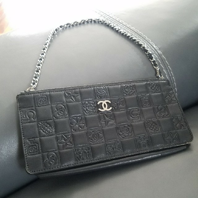 CHANEL(シャネル)の【値下げ】CHANEL アイコンライン アクセサリーポーチ レディースのバッグ(クラッチバッグ)の商品写真