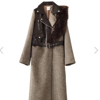 アメリヴィンテージ(Ameri VINTAGE)の新品♡ RIDERS DOCKING LONG CHECK COAT(ロングコート)