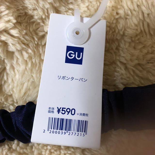 GU(ジーユー)のGU リボンターバン レディースのヘアアクセサリー(ヘアバンド)の商品写真