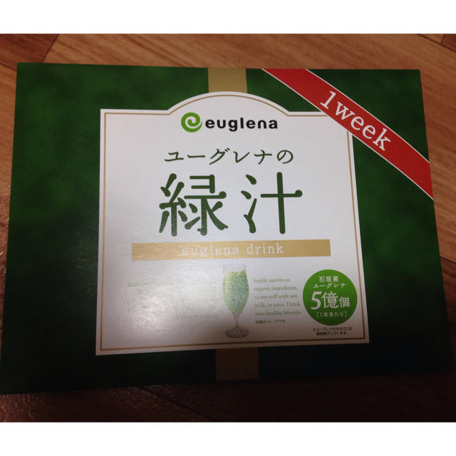 ユーグレナ5億個 緑汁 1週間分 食品/飲料/酒の健康食品(青汁/ケール加工食品)の商品写真