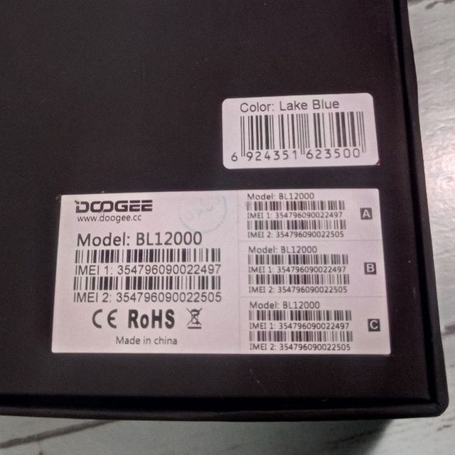 DOOGEE BL12000 6.0インチ12000mAh ブルーの通販 by もんたく's shop