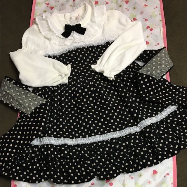 Shirley Temple(シャーリーテンプル)のシャーリーテンプル  ワンピース  110 キッズ/ベビー/マタニティのキッズ服女の子用(90cm~)(ワンピース)の商品写真