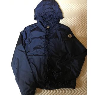 モンクレール(MONCLER)のモンクレール＊フリルパーカー＊ナイロンジャケット＊ウインドブレーカー＊ネイビー(ナイロンジャケット)