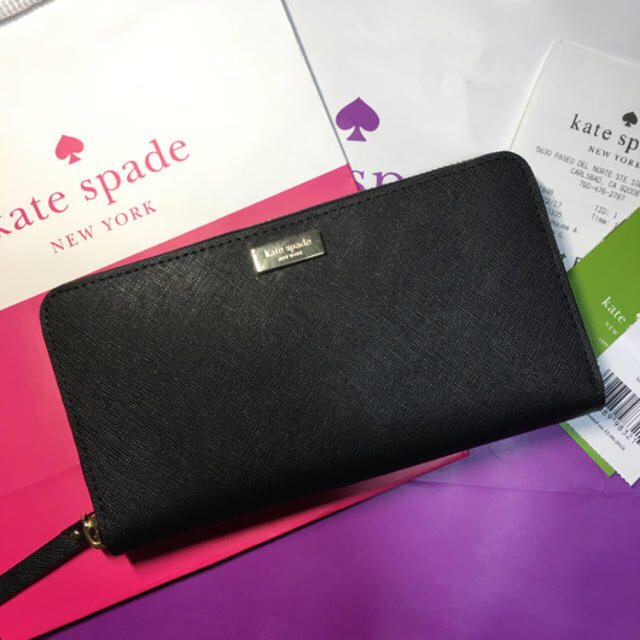 新品】♠︎kate spade♠︎ 長財布ブラック |