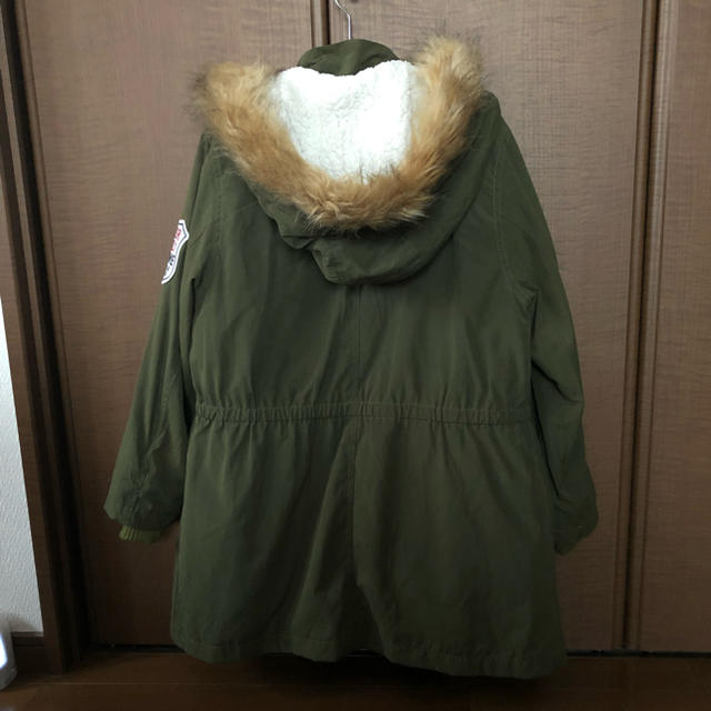 JENNI(ジェニィ)のJEENI モッズコート150㎝カーキ キッズ/ベビー/マタニティのキッズ服女の子用(90cm~)(コート)の商品写真