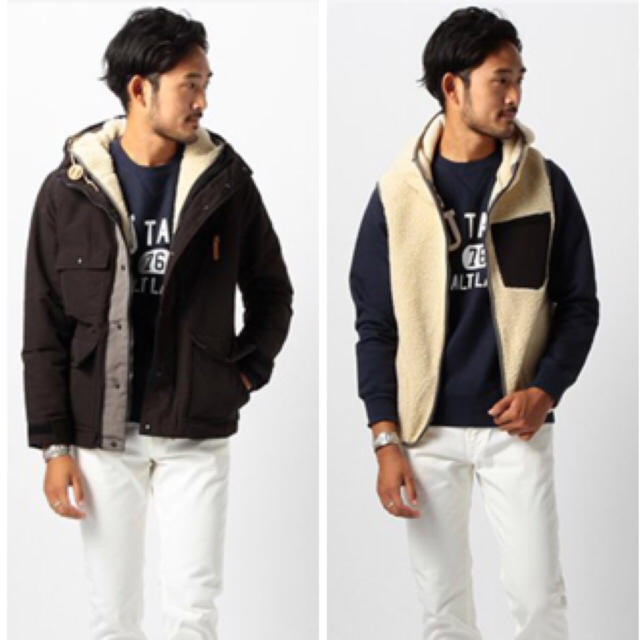 再お値下げ】BEAMS MEN 3wayマウンテンパーカー-
