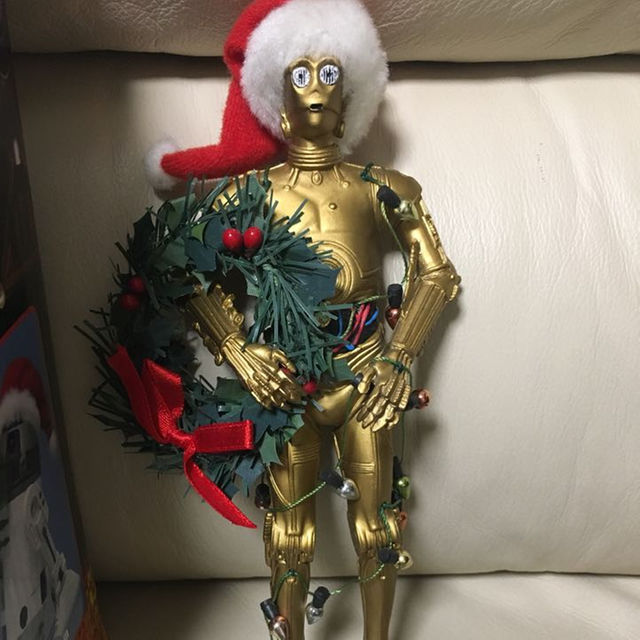 Disney(ディズニー)のスターウォーズ/クリスマス/C-3PO/フィギュア/ディズニー エンタメ/ホビーのフィギュア(SF/ファンタジー/ホラー)の商品写真