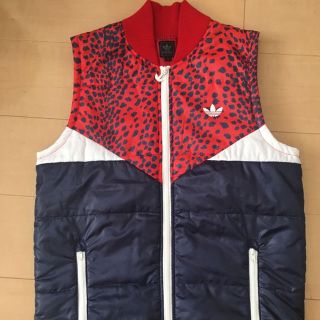 アディダス(adidas)の【美品】アディダス/ベスト/レオパード/サイズS(その他)