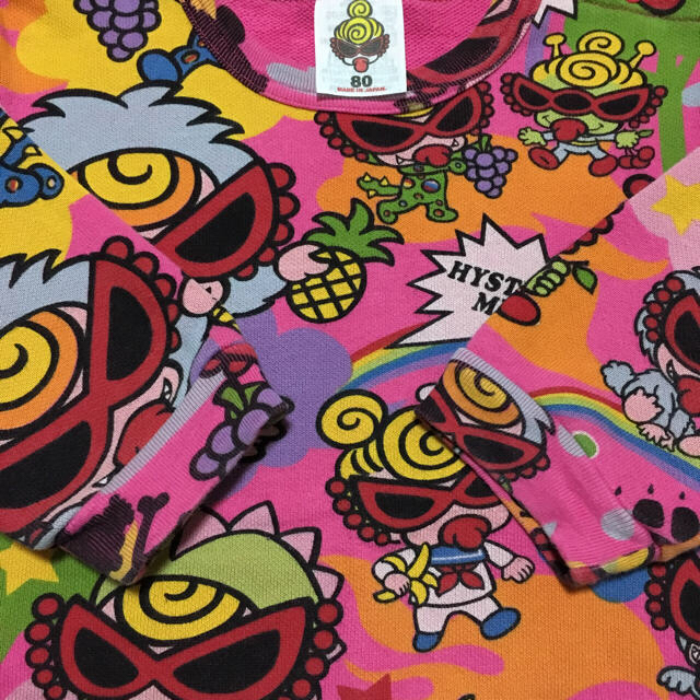 HYSTERIC MINI(ヒステリックミニ)の♡専用♡ モンスタートレーナー80ピンク＆ホワイトセット キッズ/ベビー/マタニティのベビー服(~85cm)(トレーナー)の商品写真