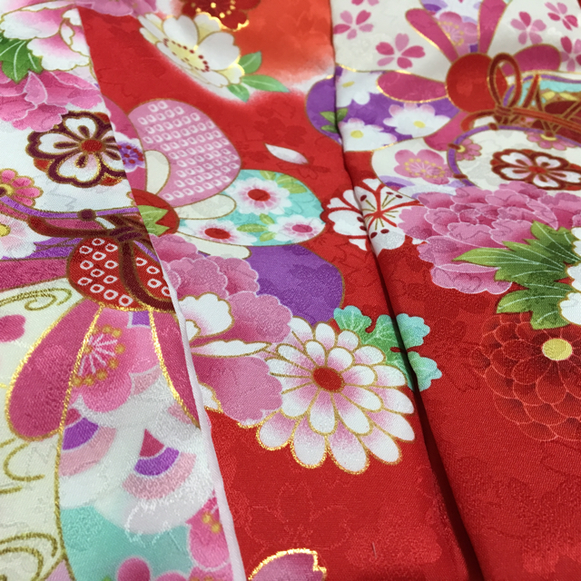七五三 3歳 着物 被布セット 新品 未使用 京都 花ひめの通販 by ちき