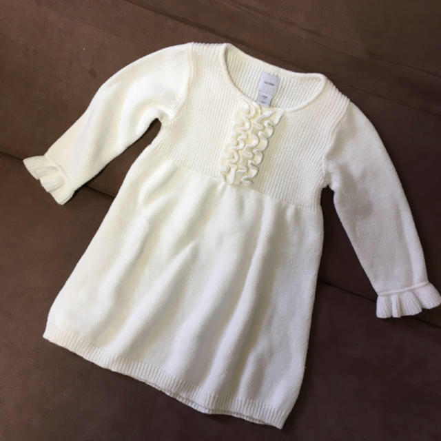 babyGAP(ベビーギャップ)のニットワンピース キッズ/ベビー/マタニティのキッズ服女の子用(90cm~)(その他)の商品写真