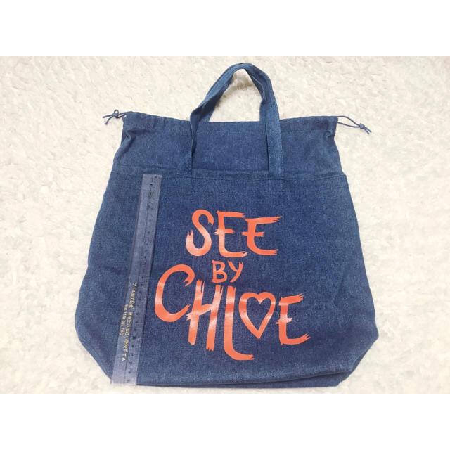 SEE BY CHLOE(シーバイクロエ)のひろこ様専用★【SEE BY CHLOE】デニム トート レディースのバッグ(トートバッグ)の商品写真