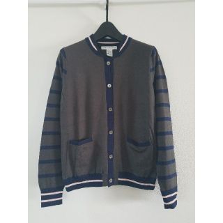 シャーロットロンソン(Charlotte Ronson)の【☆美品☆】CHARLOTTE RONSON　ブルゾン風ニットカーディガン(カーディガン)