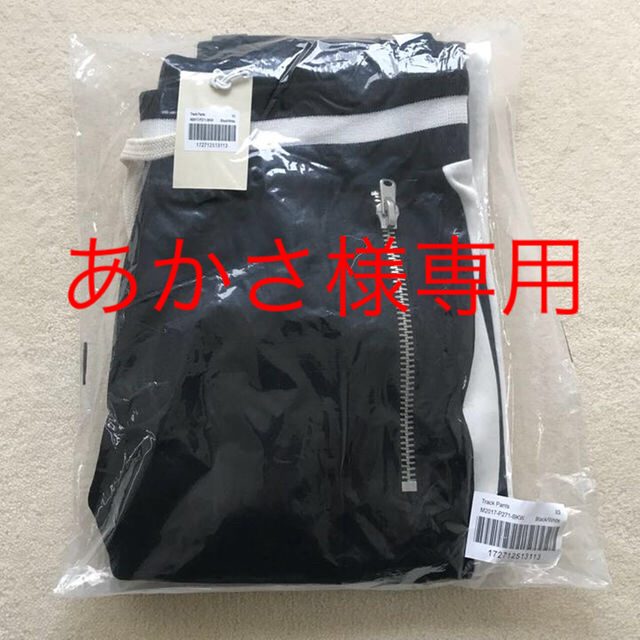 mnml trackpants XSサイズ 黒×白 ラインパンツ fog メンズのパンツ(その他)の商品写真