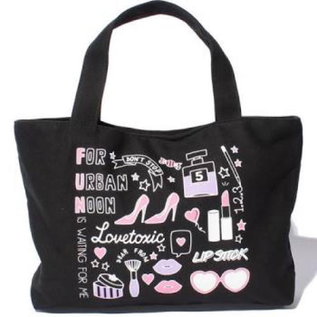 lovetoxic(ラブトキシック)のLove toxic  コスメミニトート  美品✨ レディースのバッグ(トートバッグ)の商品写真