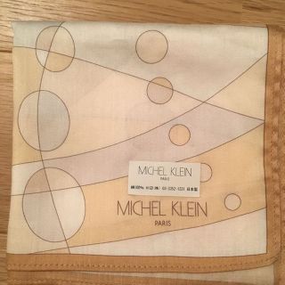 ミッシェルクラン(MICHEL KLEIN)の未使用☆Michel Klein Paris スカーフ ブラウン(ハンカチ)