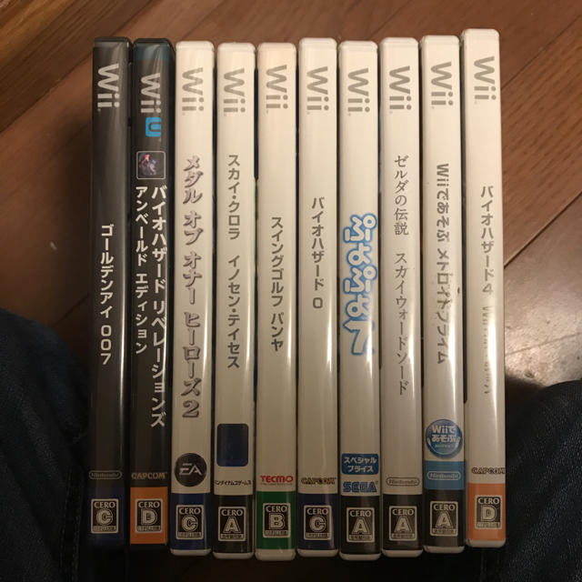 Wii &WiiUソフトセット エンタメ/ホビーのゲームソフト/ゲーム機本体(家庭用ゲームソフト)の商品写真