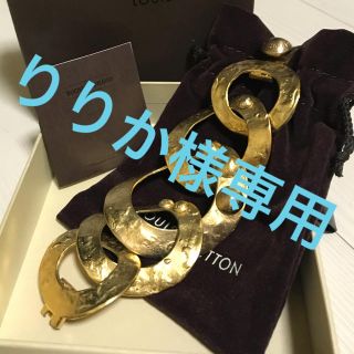 ルイヴィトン(LOUIS VUITTON)のLouis Vuitton ゴールドブレスレット 新品未使用本物☆お値下げ(ブレスレット/バングル)