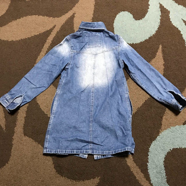 ikka(イッカ)のikkaデニムシャツ キッズ/ベビー/マタニティのキッズ服女の子用(90cm~)(ジャケット/上着)の商品写真