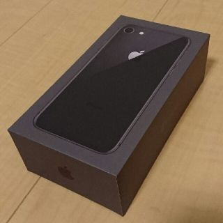 アイフォーン(iPhone)の新品iPhone8 256GB スペースグレー SIMロック解除済(スマートフォン本体)