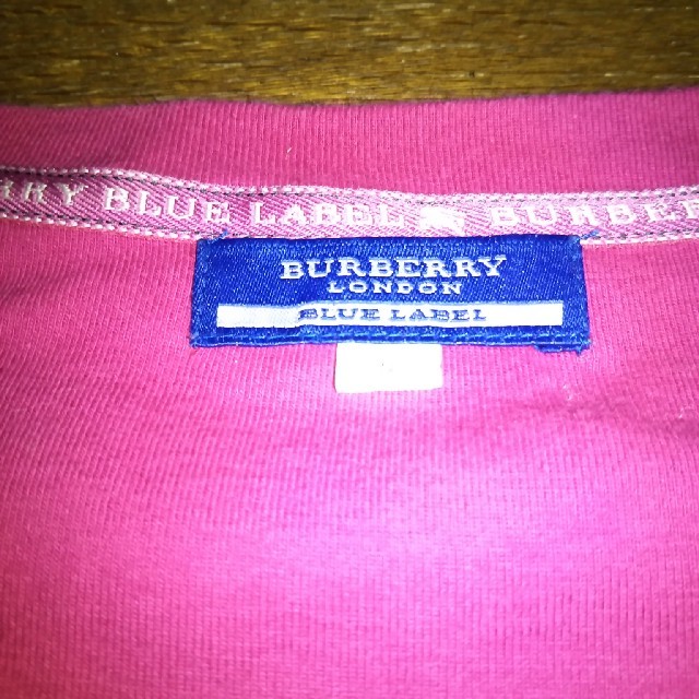 BURBERRY BLUE LABEL(バーバリーブルーレーベル)の大人気! バーバリー ブルーレーベル長袖Tシャツ レディースのトップス(Tシャツ(長袖/七分))の商品写真