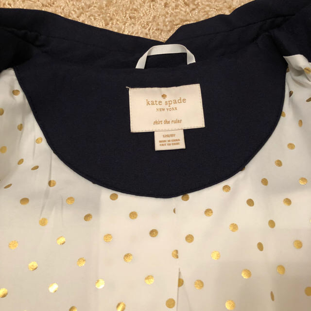 kate spade new york(ケイトスペードニューヨーク)のケートスペード／スプリングコート/130 キッズ/ベビー/マタニティのキッズ服女の子用(90cm~)(コート)の商品写真