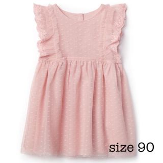 ベビーギャップ(babyGAP)の新品❁size 90❁ドット柄レースチュールワンピ❁baby gap(ワンピース)