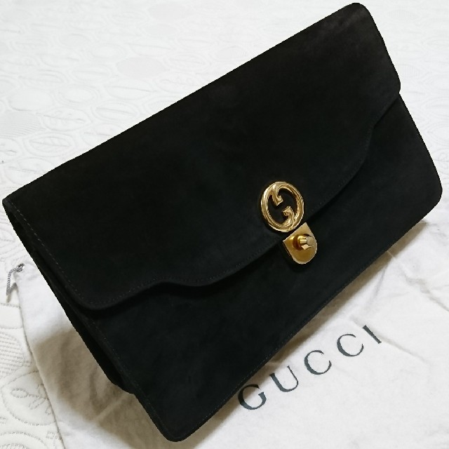 Gucci(グッチ)のharu様専用ＧＵＣＣＩ クラッチバッグ スエ―ド レディースのバッグ(クラッチバッグ)の商品写真