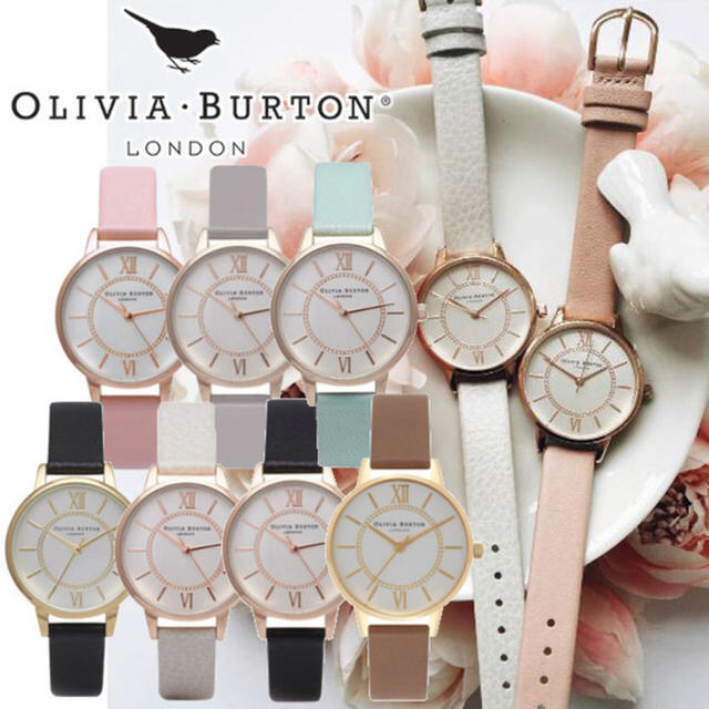 素材ムーブメントOlivia Burton rose gold × mint