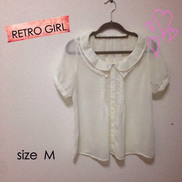 RETRO GIRL(レトロガール)のレトロガール 半袖ブラウス レディースのトップス(シャツ/ブラウス(半袖/袖なし))の商品写真