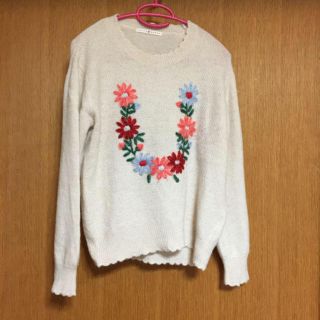 ドットアンドストライプスチャイルドウーマン(Dot&Stripes CHILDWOMAN)のmito様専用ページ チャイルドウーマン 花柄ニット♪(ニット/セーター)